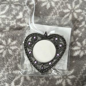 GEM HEART ORNAMENT AND PHOTO FRAME